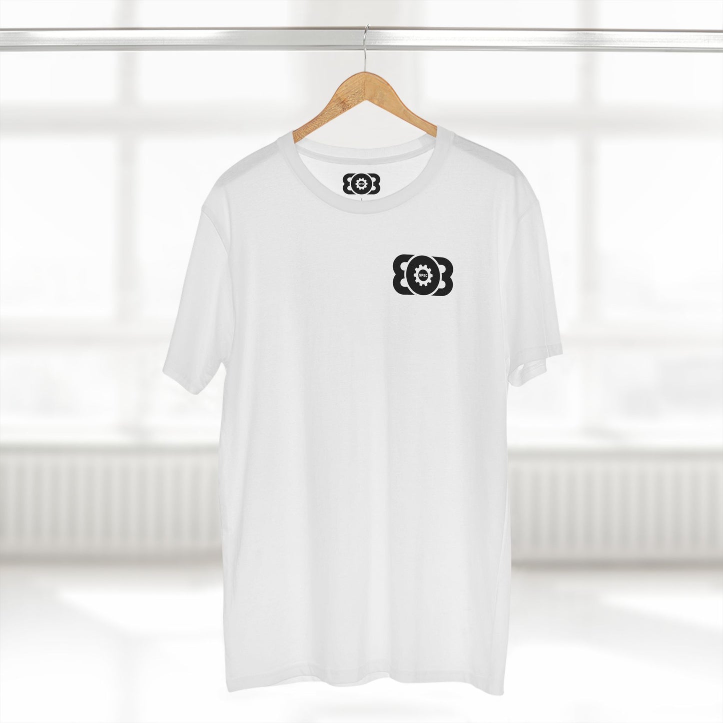 808 Spec Logo White Tee
