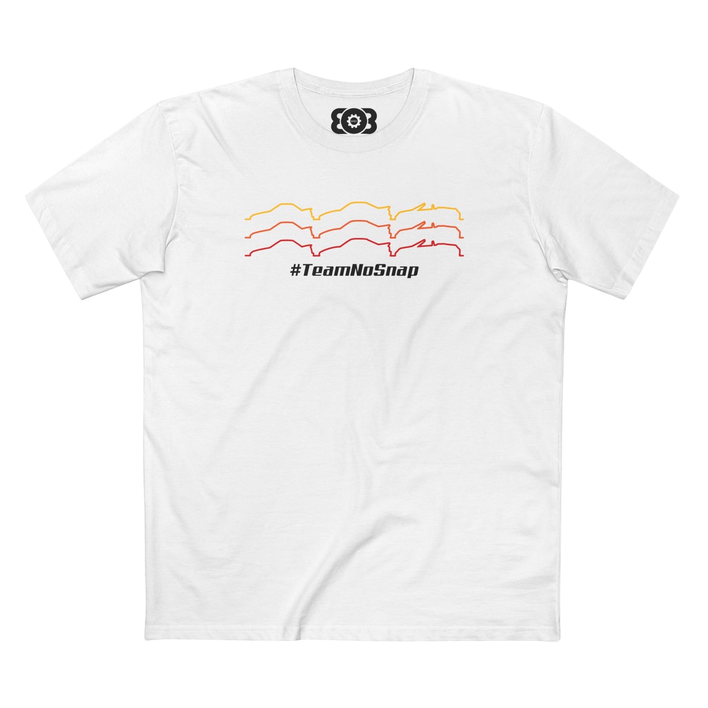 808 Spec #TeamNoSnap Front White Tee