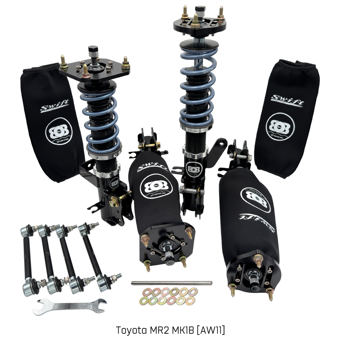 808 SPEC Toyota MR2 AW11 MK1B [86-89] Coilover Kit