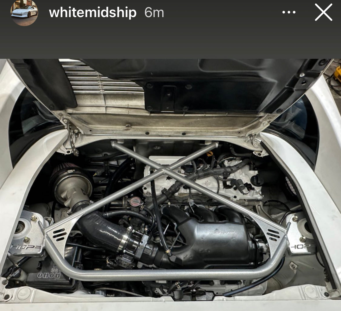 808 SPEC x HOPR Fabrication Toyota MR2 SW20 [90-99] Strut Bar